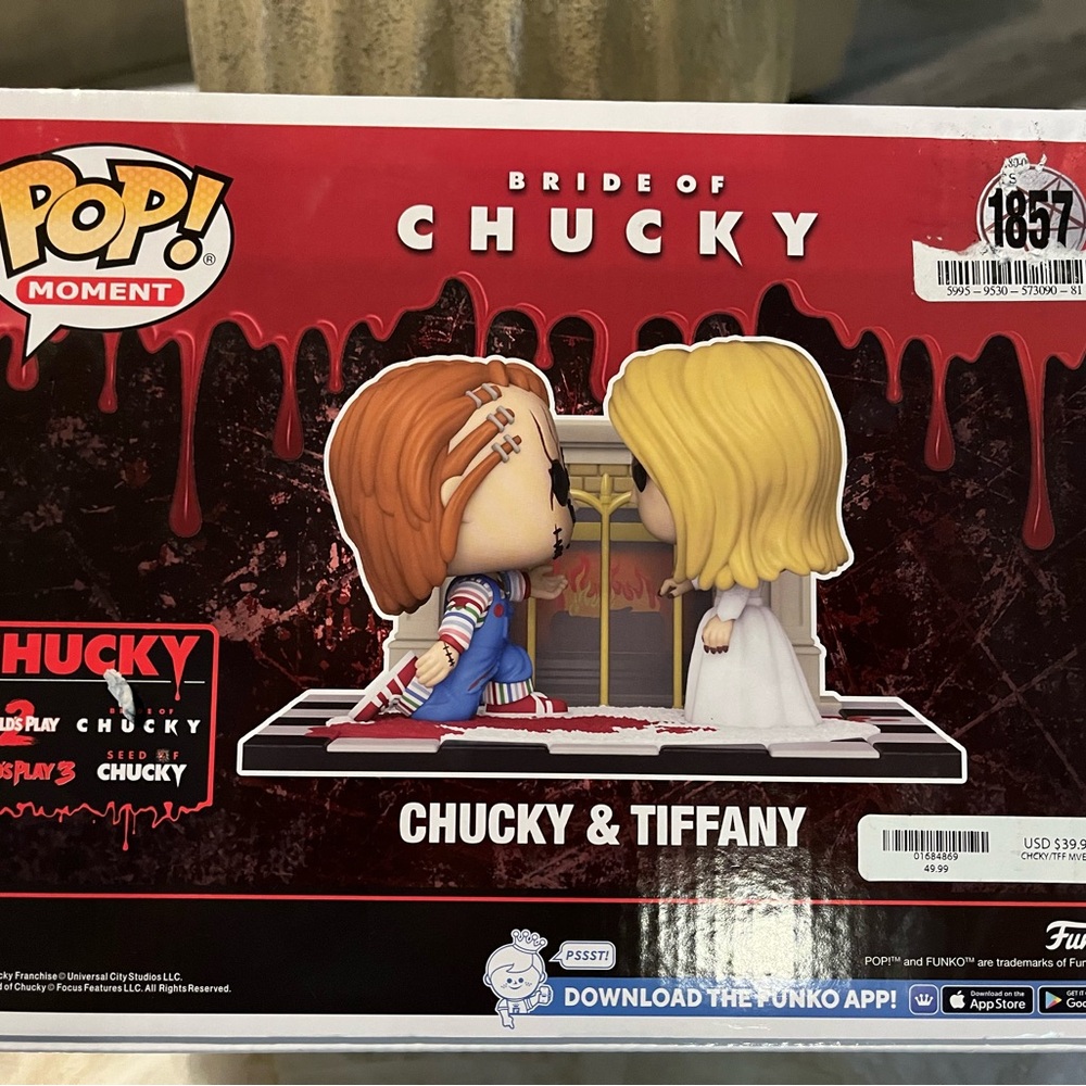 Funko Pop Chucky & Tiffany Vinyl Figures